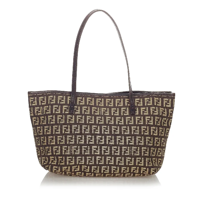 Fendi Zucchino Canvas Tote Bag (SHG-23843)