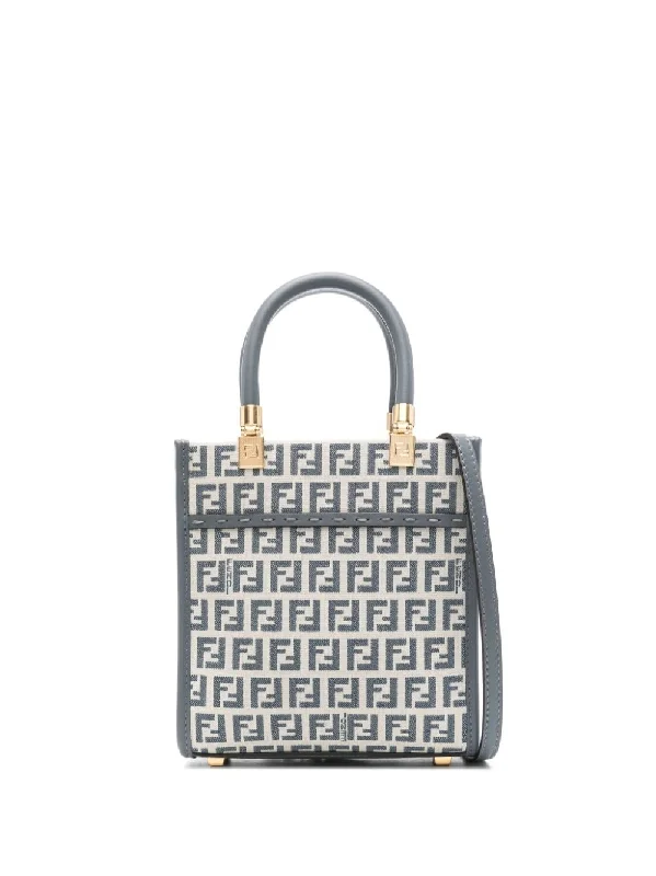 FENDI Classic Tote Handbag with Monogram Print for Women