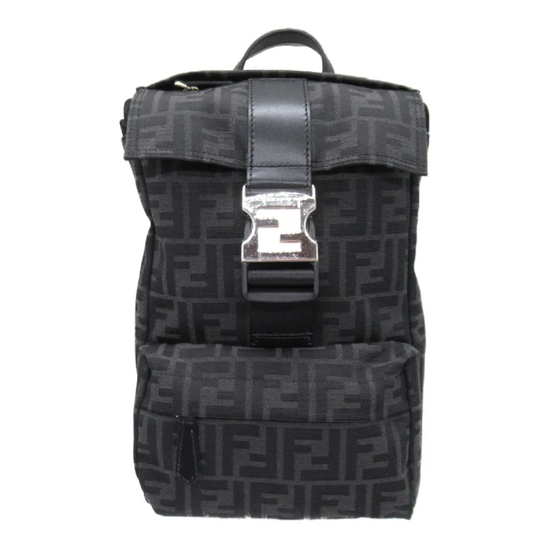 FENDI Rucksack Backpack Black Fa Brique 7VZ067AG0MF0NPN