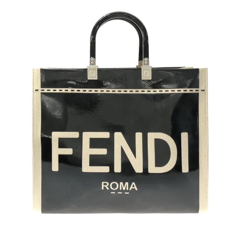 Fendi Medium Patent Sunshine Shopper Tote (SHG-bMcH3T)