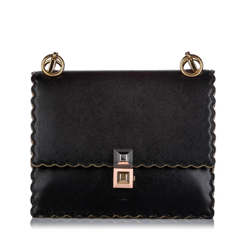 Fendi Kan I Leather Shoulder Bag (SHG-24389)