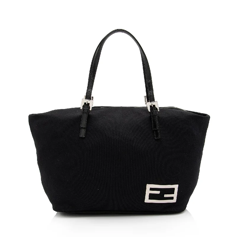 Fendi Vintage Neoprene Mini Roll Tote (SHF-hOncyE)