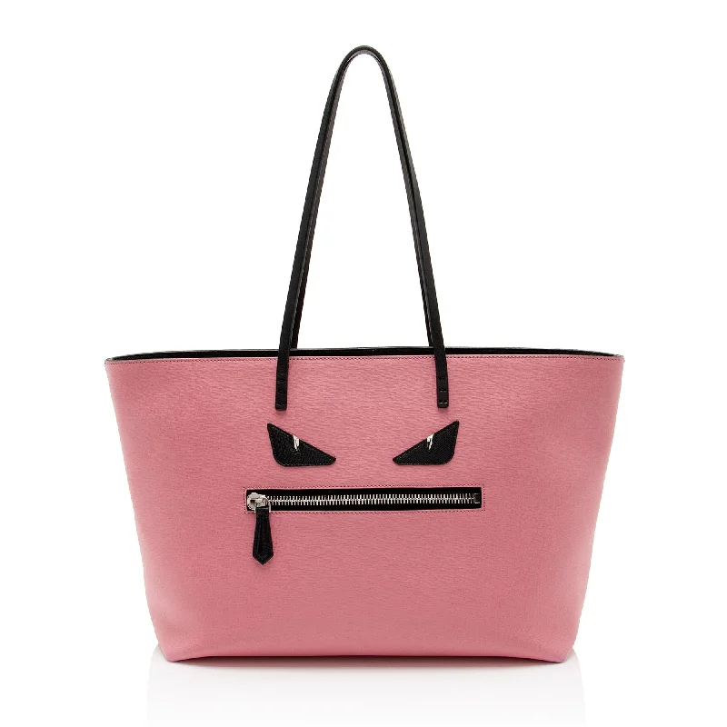 Fendi Calfskin Monster Roll Tote (SHF-EPg09i)