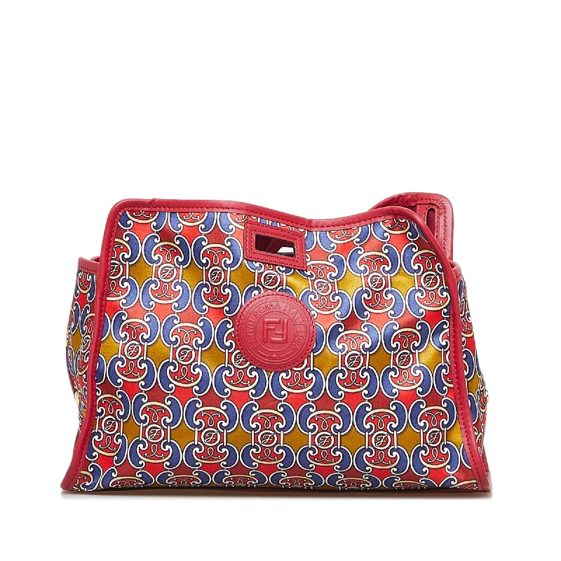 Fendi Royale Print Stamp Patch Runaway Handbag (SHG-oVEycY)