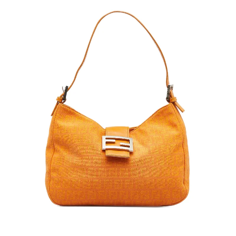 Fendi FF Lock Zucchino Shoulder Bag (SHG-TGp0Gh)