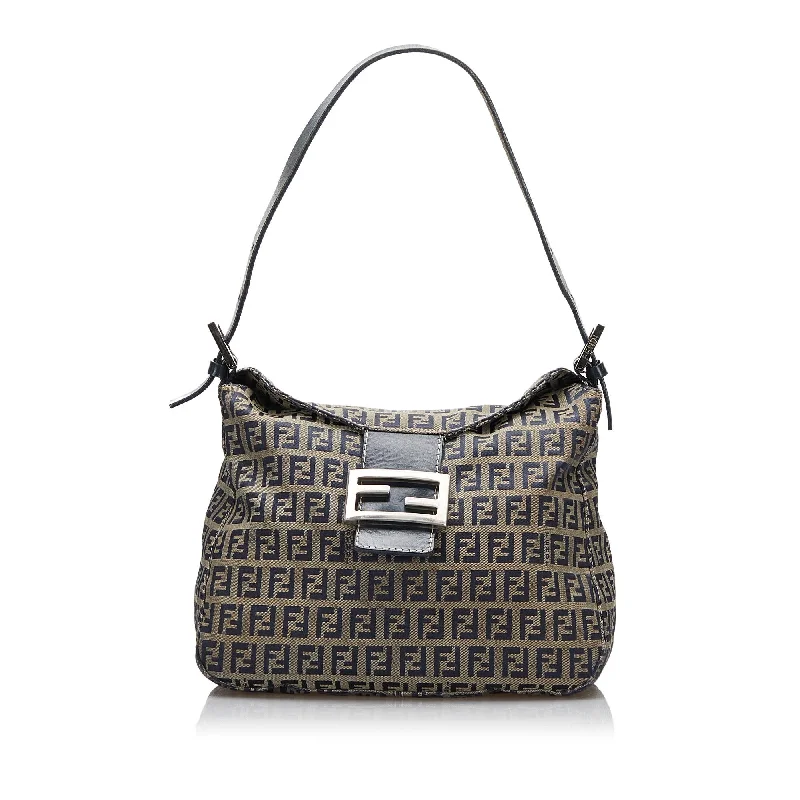 Fendi Zucchino Flap Shoulder Bag (SHG-Vcjt3I)