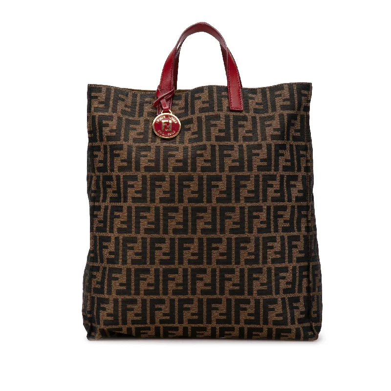 Fendi Zucca Canvas Vertical Shopping Tote (SHG-oMb6qG)