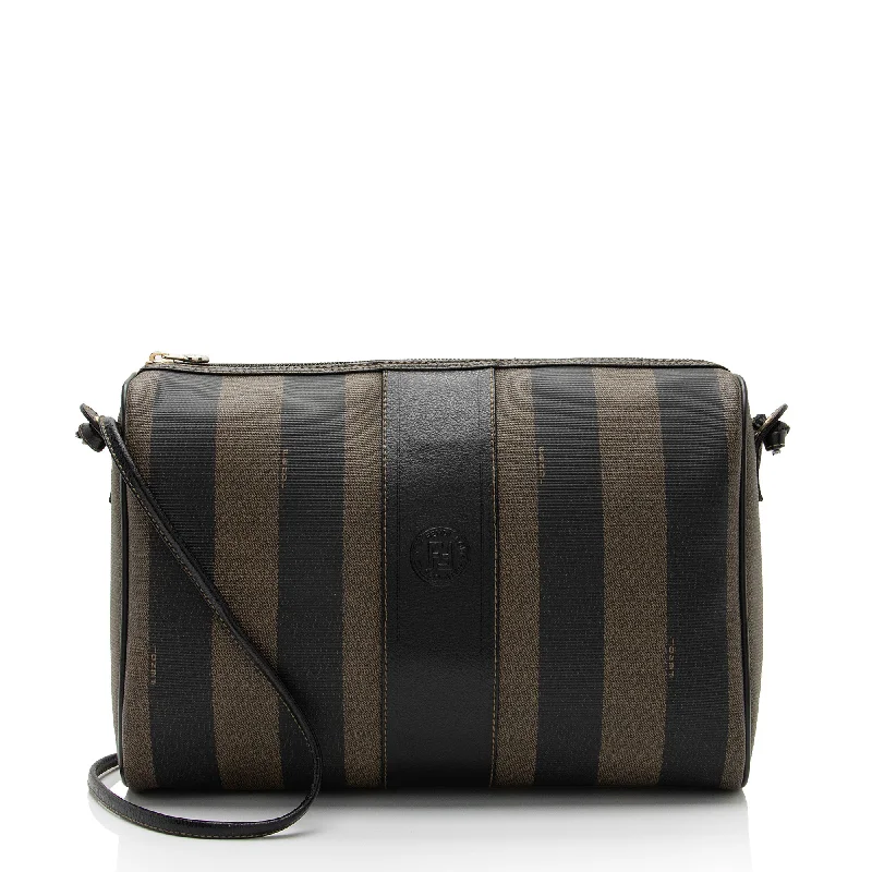 Fendi Vintage Pequin Shoulder Bag (SHF-Xlz5Fc)