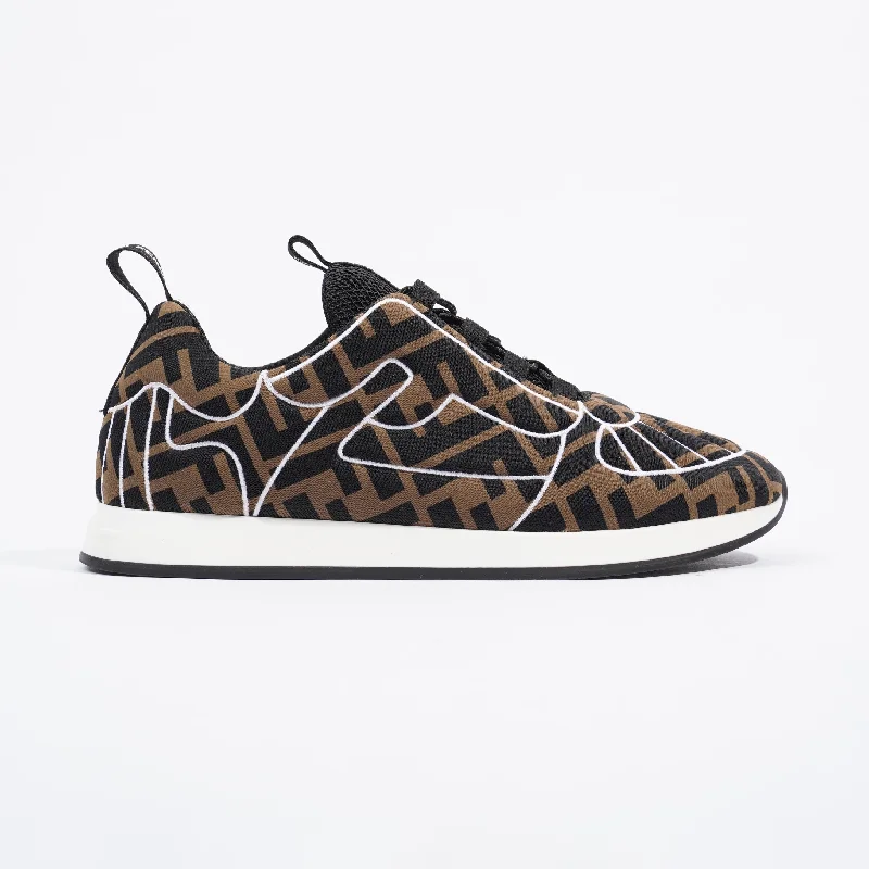 Fendi FF Motif Sneakers Brown EU 36.5 / UK 3.5