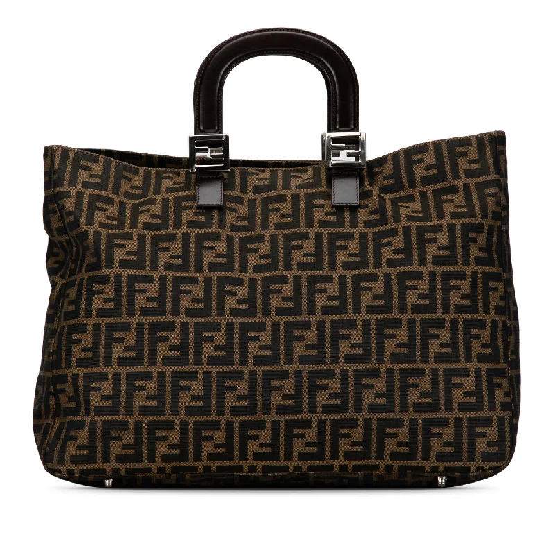 Fendi Large Zucca Twins Tote (SHG-uvEf47)