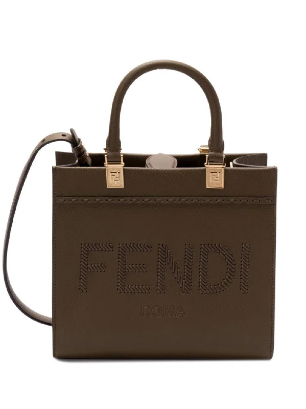 FENDI Mini Khaki Handbag