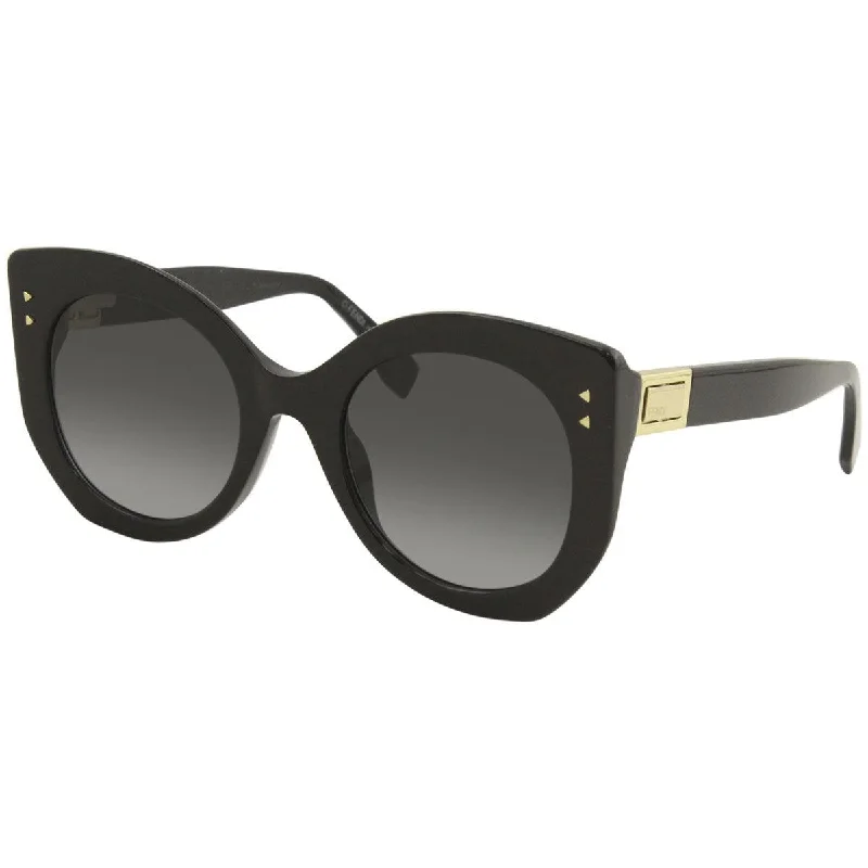 Fendi Women's Sunglasses - Black Plastic Cat Eye Frame | 0265S-0807-9O-52-23-140