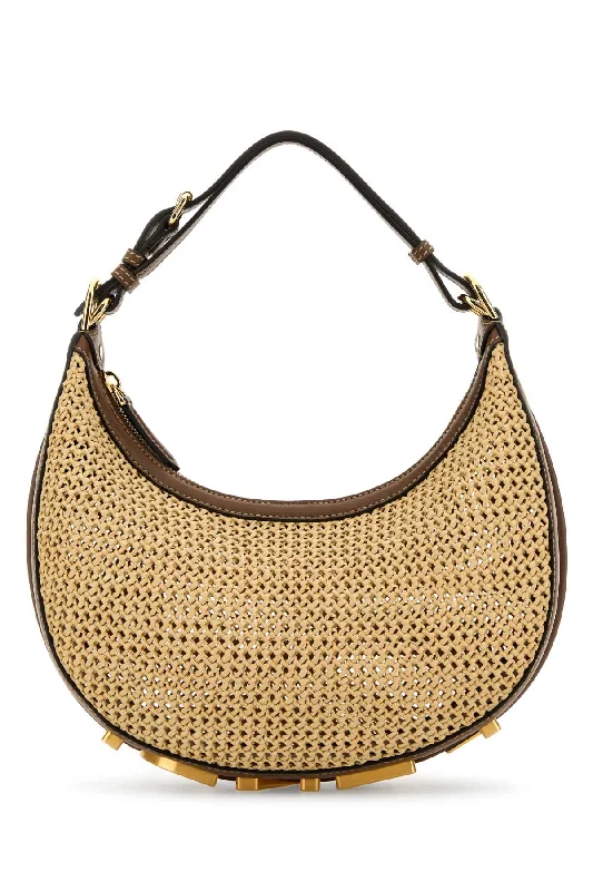 Mini Straw Fendigraphy Handbag - A Timeless Classic