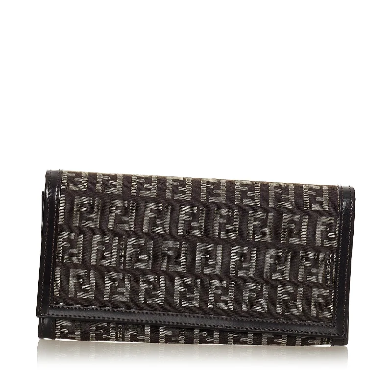 Fendi Zucchino Canvas Wallet (SHG-27187)