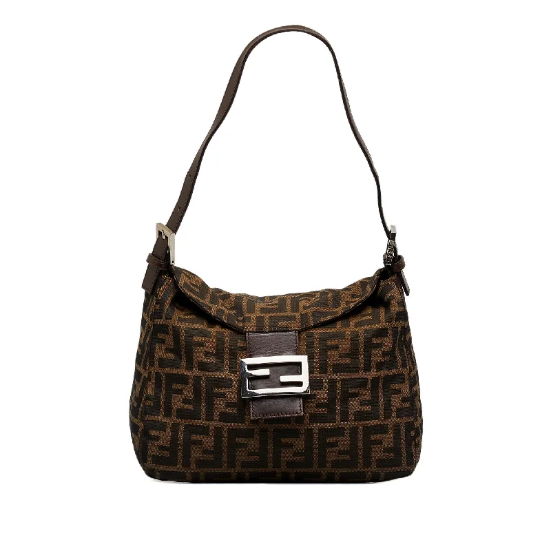 Fendi Zucca Double Flap Shoulder Bag (SHG-oSvq5T)