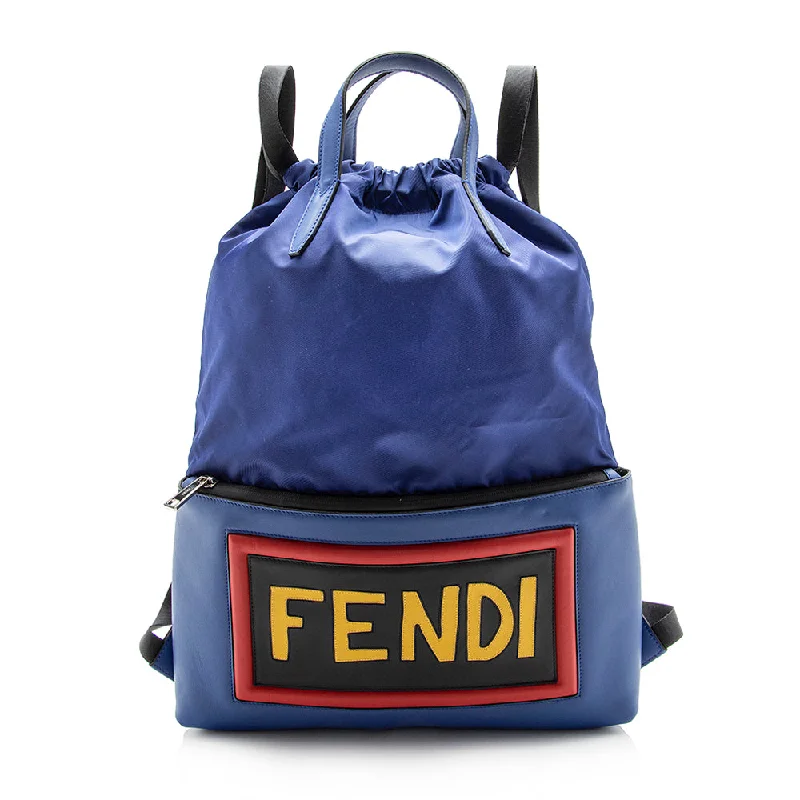 Fendi Nylon Logo Backpack (SHF-13539)