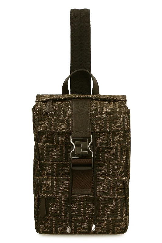 FENDI Luxury Men's Jacquard Backpack - FW23 Collection