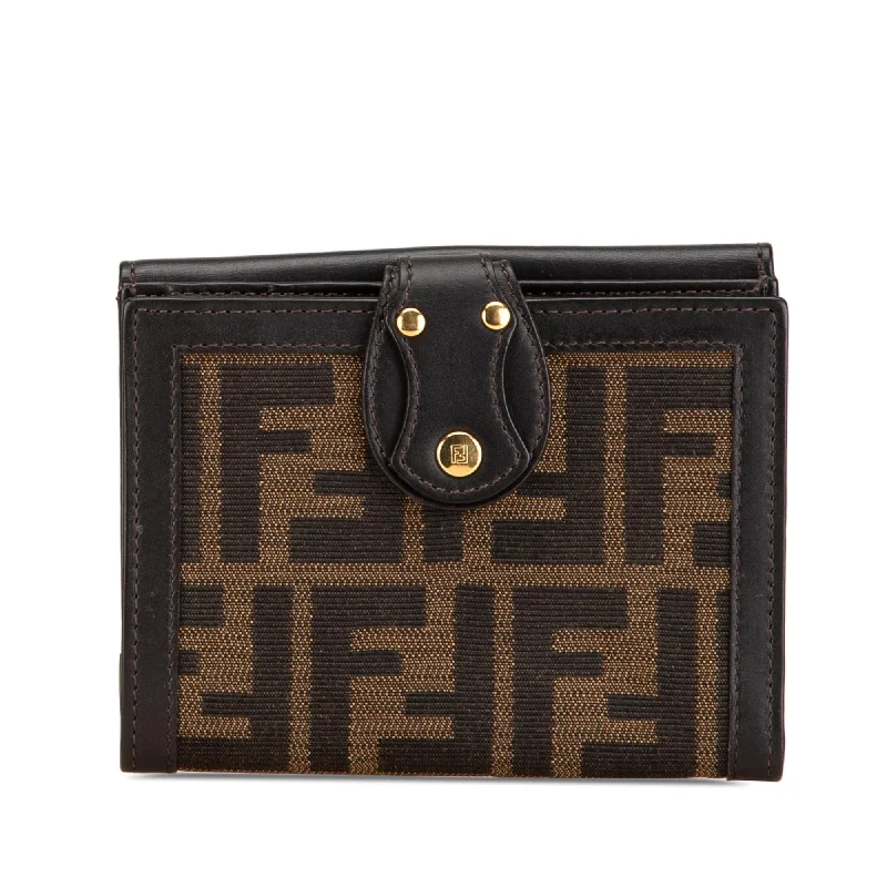 Fendi Zucca Canvas Small Wallet (SHG-SCuGqw)