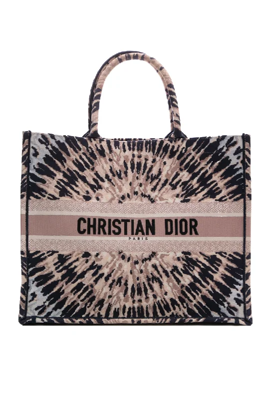 Tie Dye Large Book Tote Bag