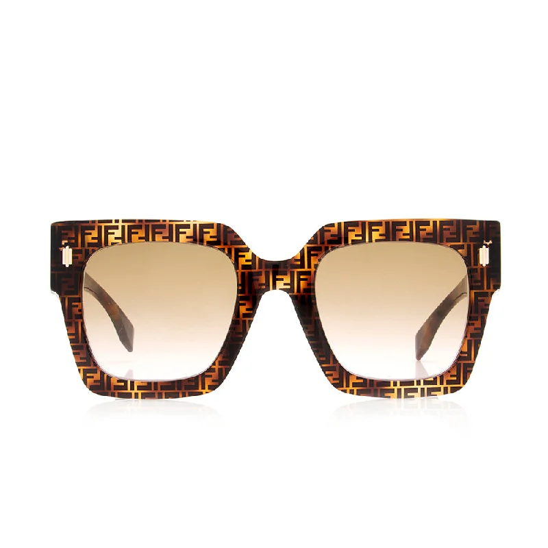 Fendi Square FF Logo Sunglasses (SHF-21247)