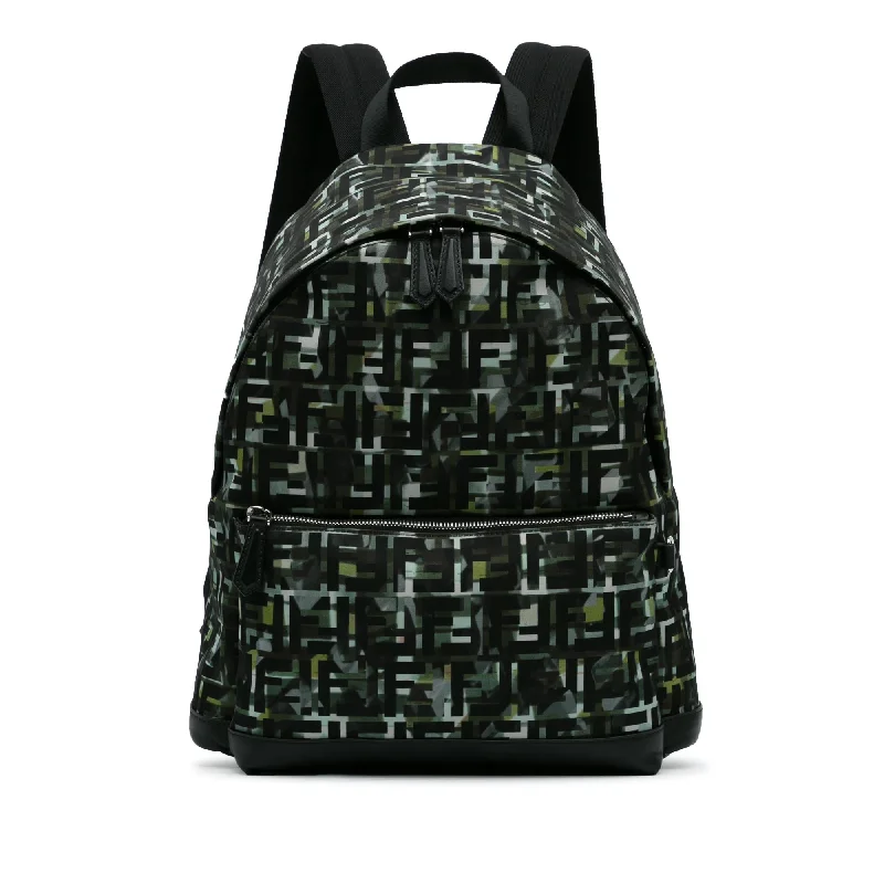 Fendi FF Camouflage Nylon Backpack (SHG-wPv4FF)