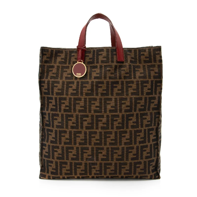 Fendi Zucca Tall Shopping Tote (SHF-LDbLnL)