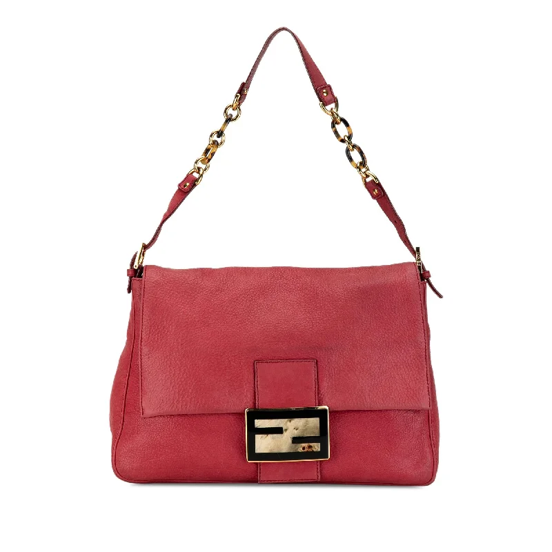 Fendi Shimmer Leather Mamma Forever Shoulder Bag (SHG-BIXvt5)