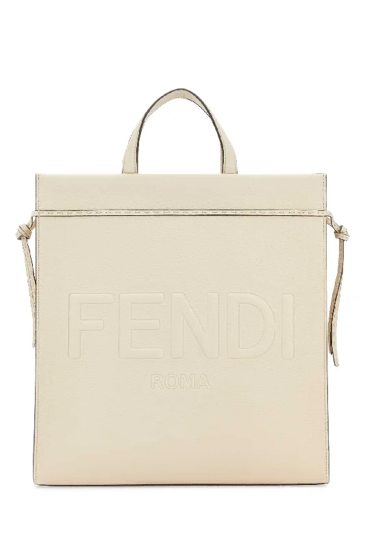 FENDI Ivory Medium Go To Shopper Handbag