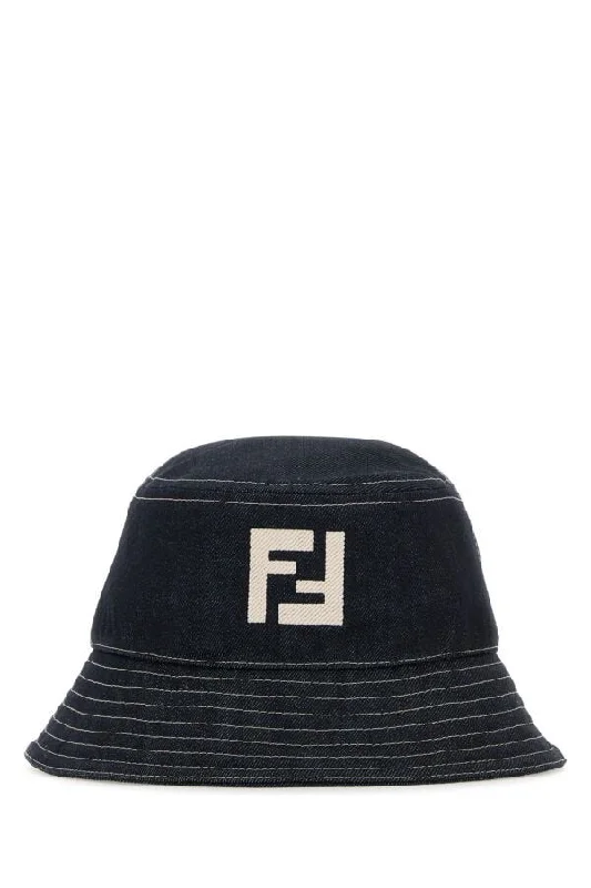 Fendi Man Denim Bucket Hat