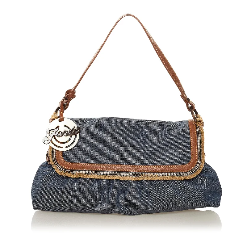 Fendi Chef Denim Shoulder Bag (SHG-34283)