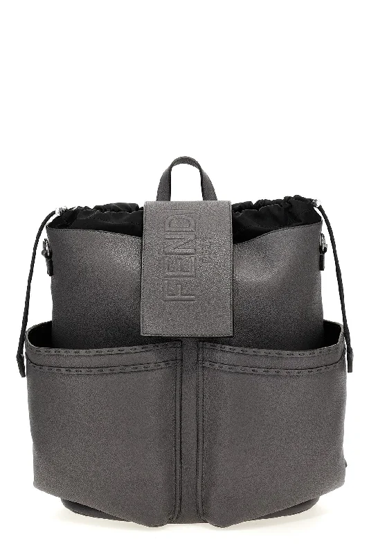 Fendi Men 'Strike Large Fendi Roma' Backpack