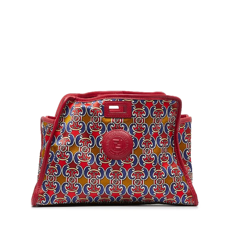 Fendi Royale Print Stamp Patch Runaway Handbag (SHG-ssvDBS)