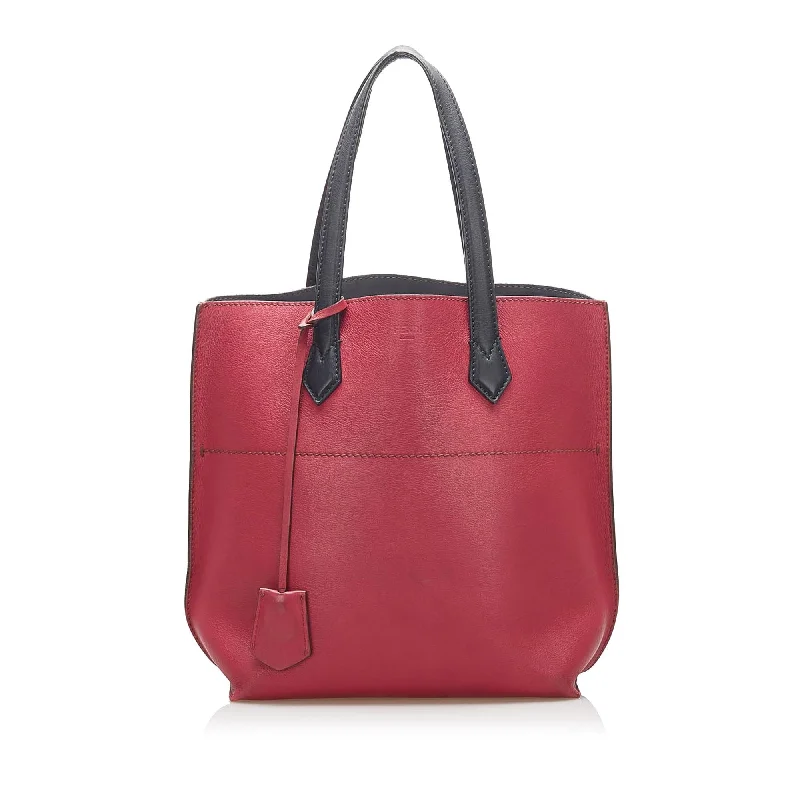 Fendi All Shopper Leather Tote Bag (SHG-22263)