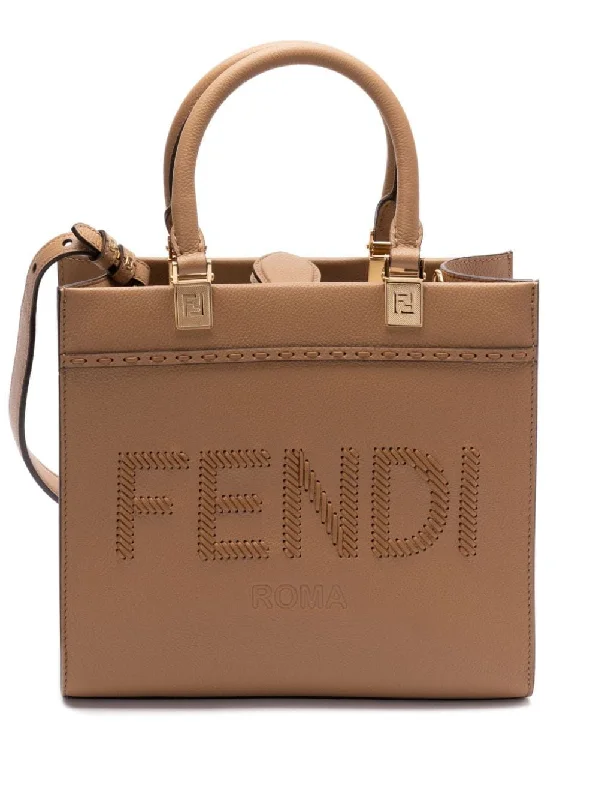 FENDI Mini Braided Logo Handbag