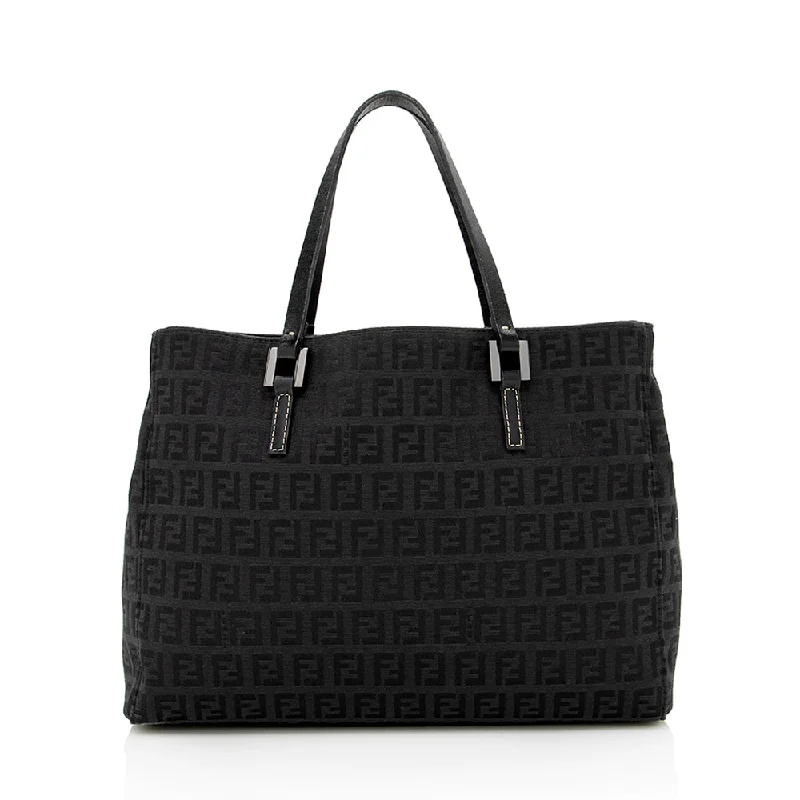 Fendi Zucca Canvas Small Tote (SHF-16249)