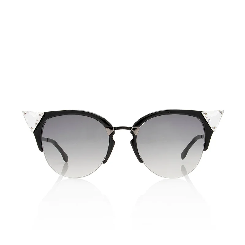 Fendi Crystal Cat Eye Sunglasses (SHF-14387)