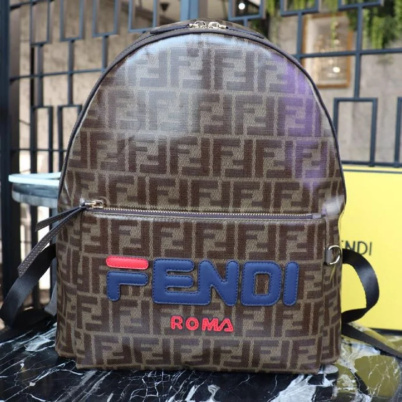 Fendi Mania Backpack Brown For Women/Men, Women’s/Men’s Bags 14.5in/37cm FF 7VZ042A5N7F15HG