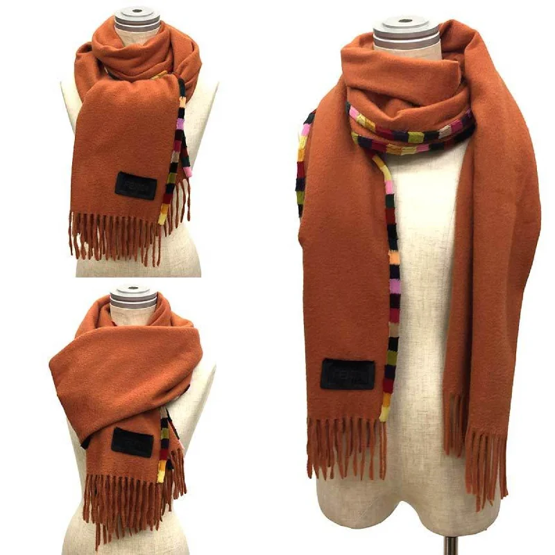 FENDI scarf shawl stole cashmere 100% men's women's unisex