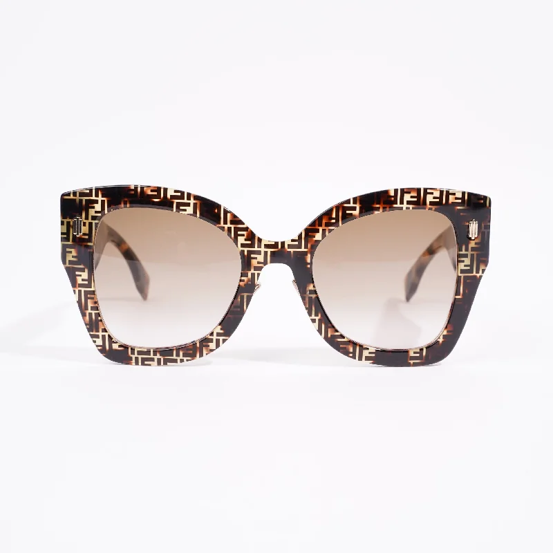 Fendi FF0434 Sunglasses Leopard Print Acetate 150