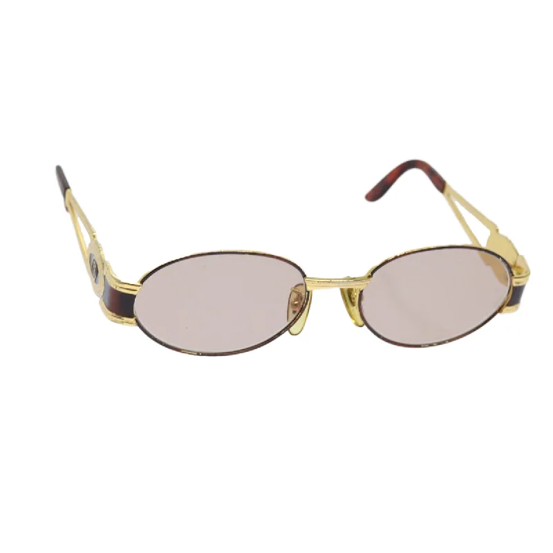 FENDI Sunglasses metal Gold Brown  yk11319