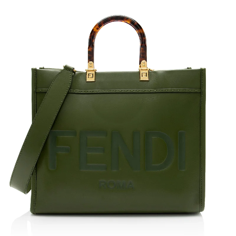 Fendi Leather Sunshine Medium Shopper Tote (SHF-TeDYFF)